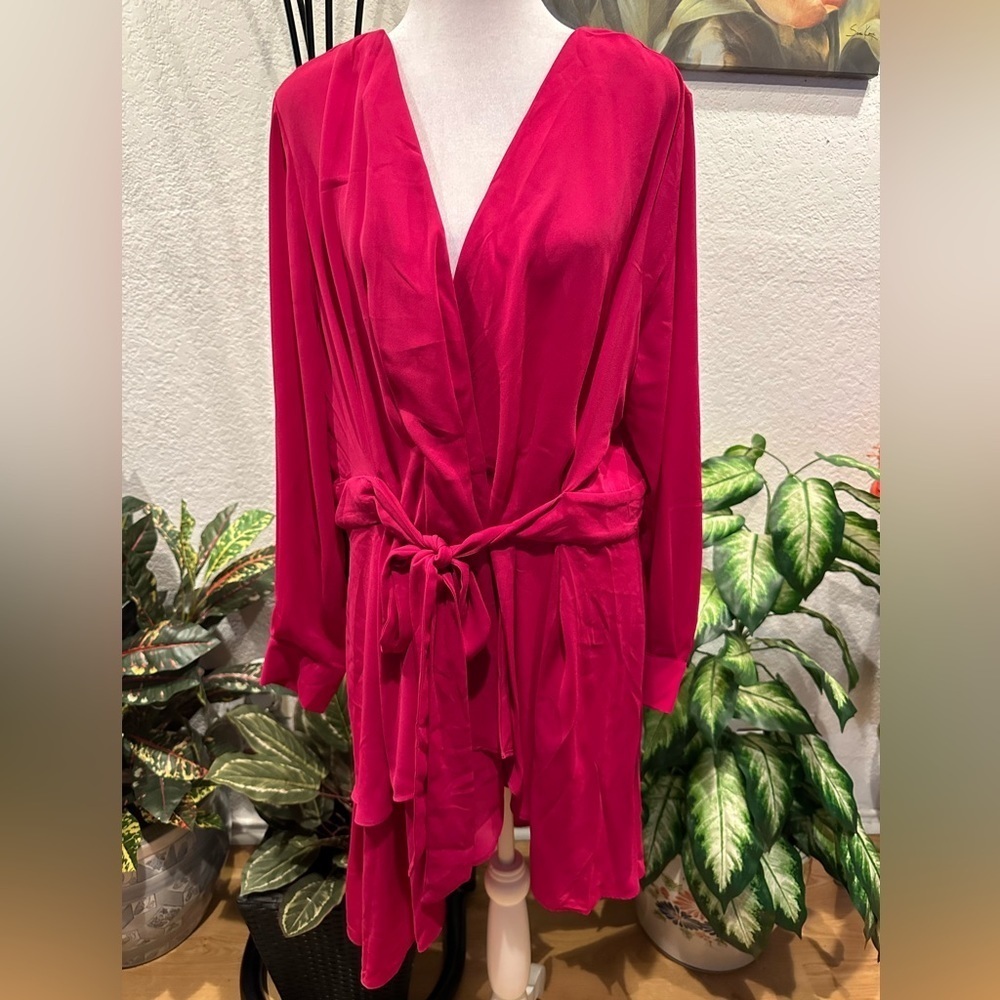 City Chic wrap mini dress plus size XXS/12